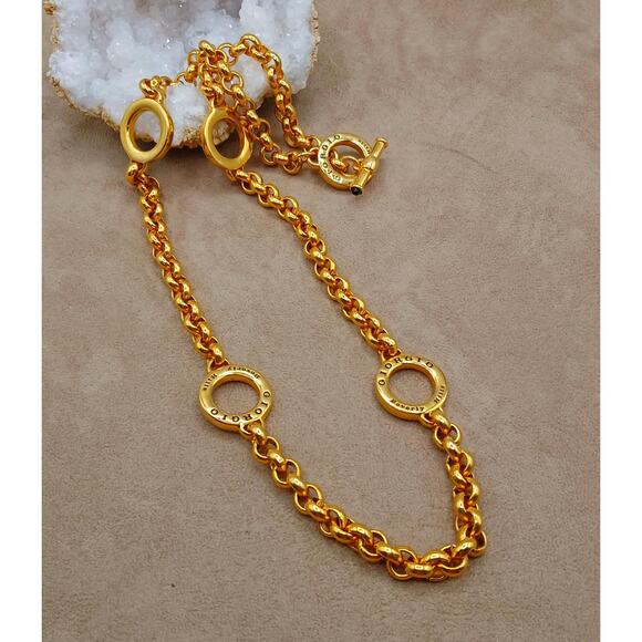 Vintage Giorgio Beverly Hills Chain Link Necklace - Picture 1 of 5